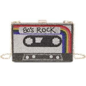 Crystal Cassette Clutch Bag